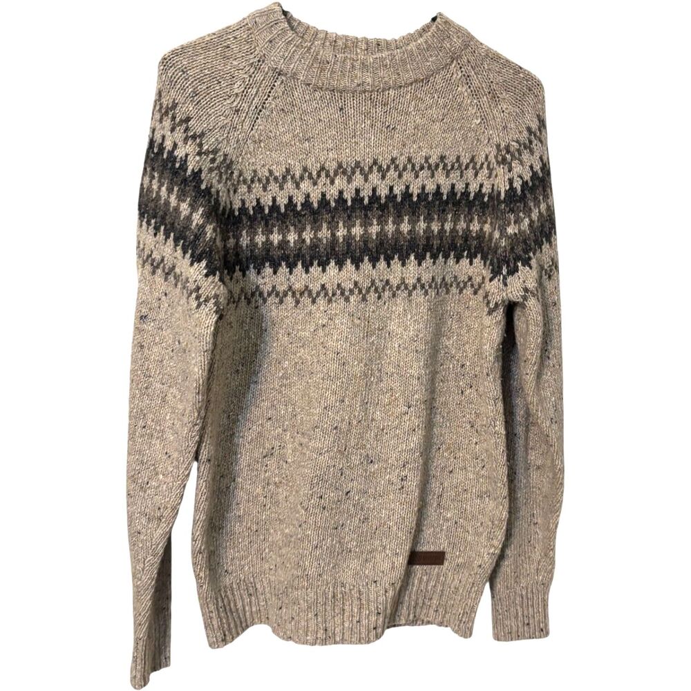 Sherpa Adventure Gear Merino Wool Alpaca Fair Isle Sweater Mens M